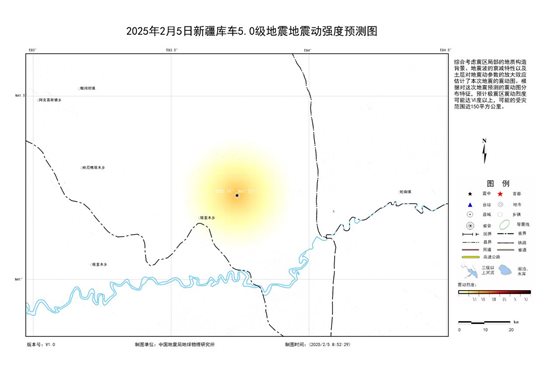地震动强度预测图NL